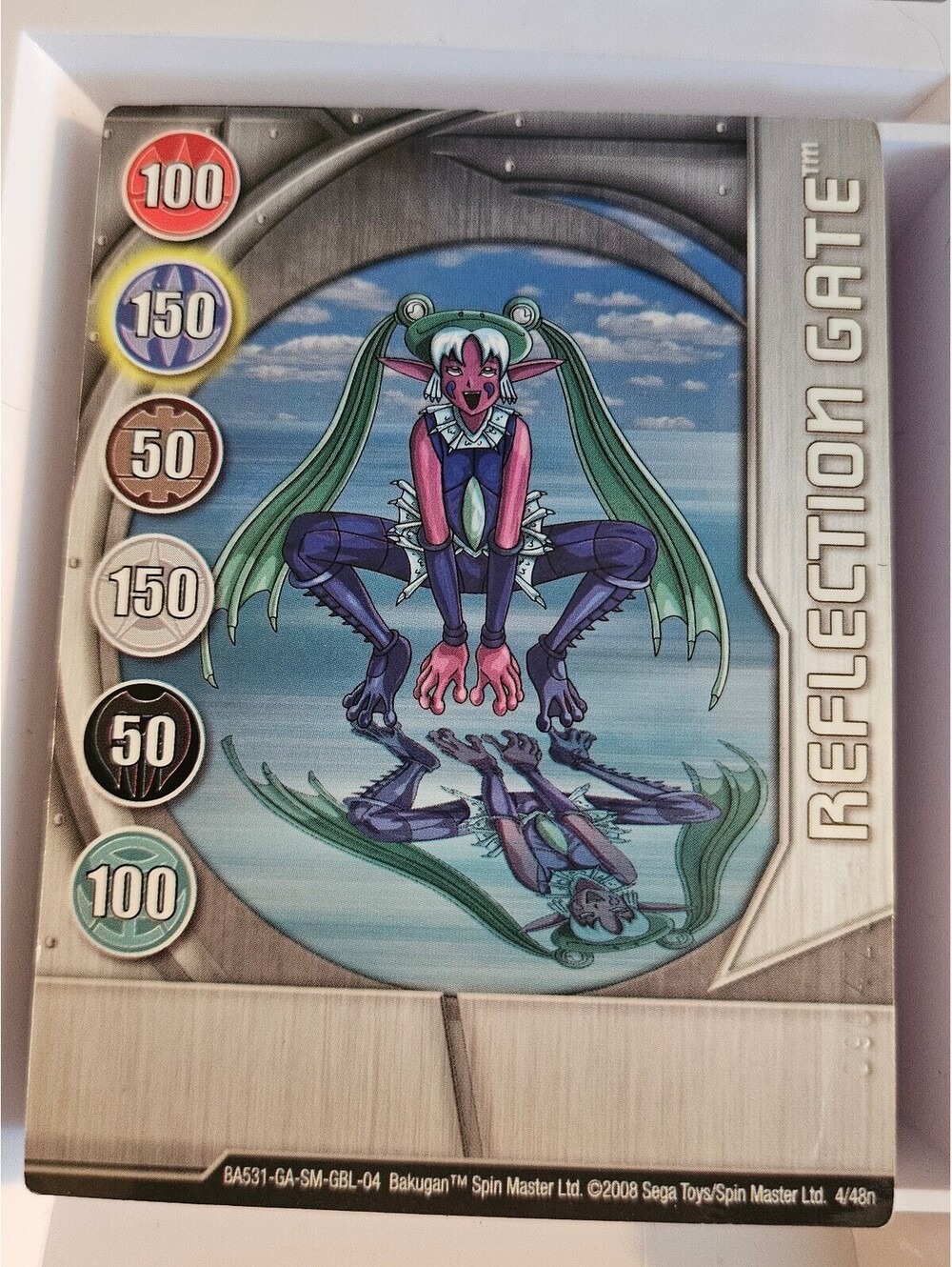 Bakugan Battle Brawlers Reflection Gate 4/48n BA531 - Thick card - As shown